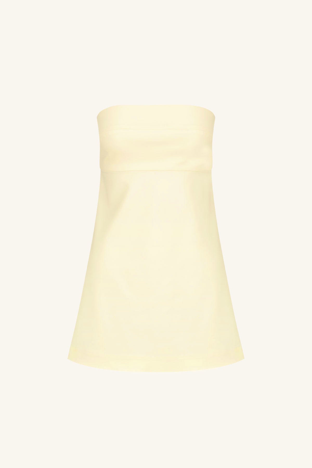 Lani Strapless Mini Dress // Vanilla