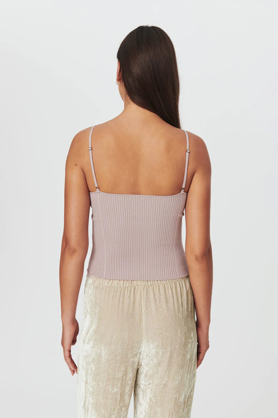 Liat Knit Singlet // Mushroom