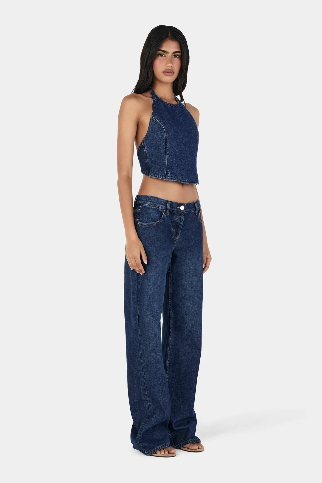Tosca Halter Top // Indigo