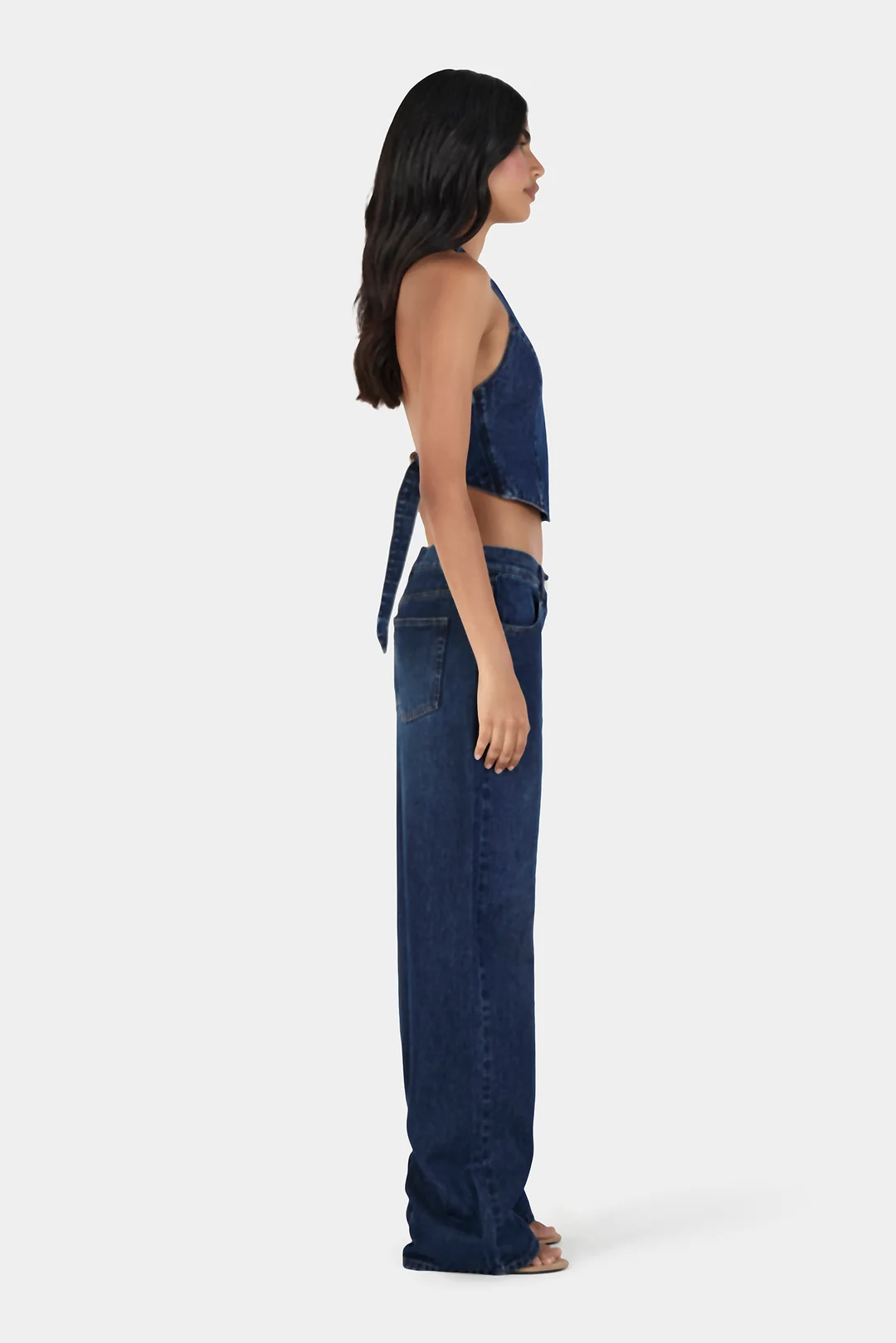 Tosca Halter Top // Indigo