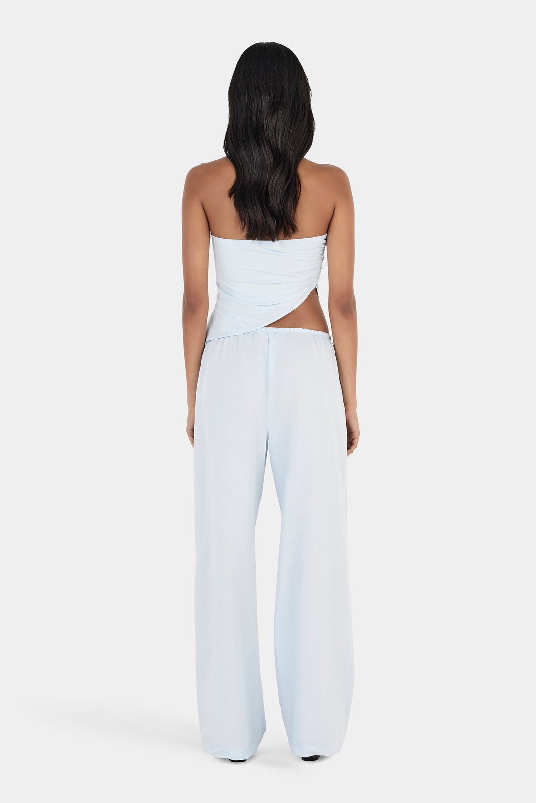 Annette Asym Top // Cornflower Blue