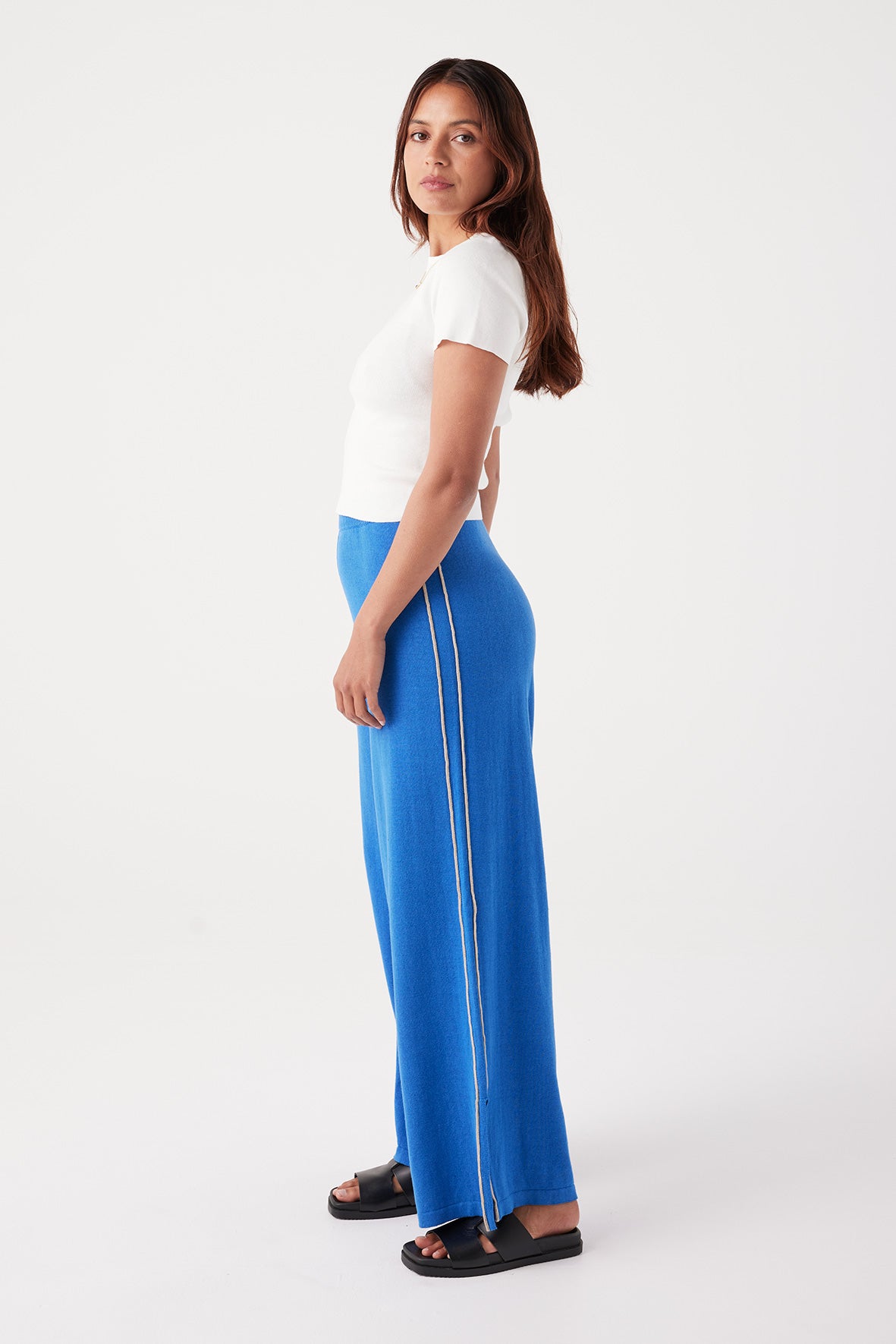 Pippa Wide-Leg Pant // French Blue