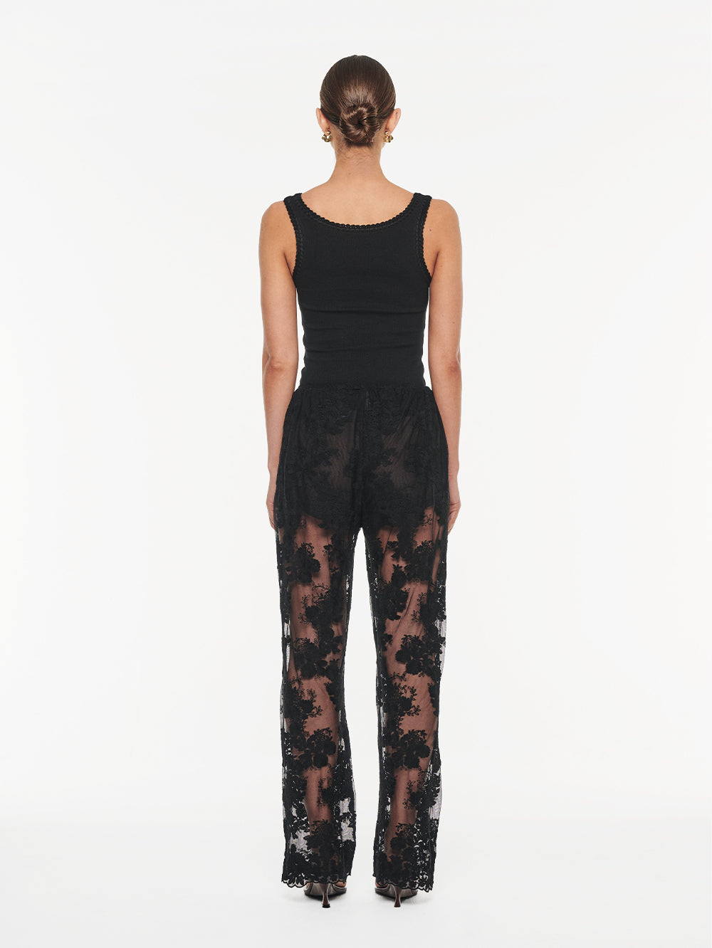 Jaxon Lace Pant // Black