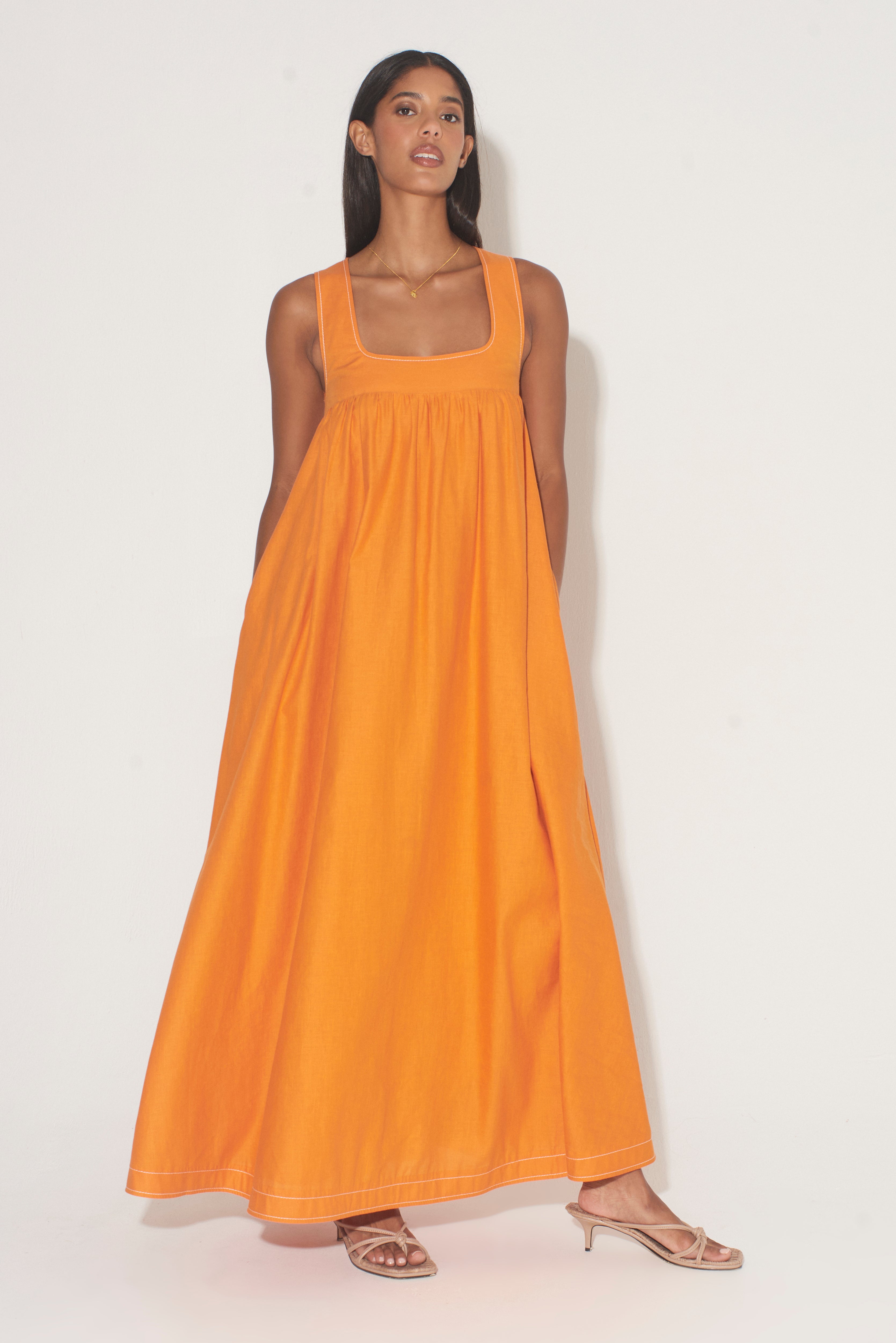 Paloma Dress // Tangerine