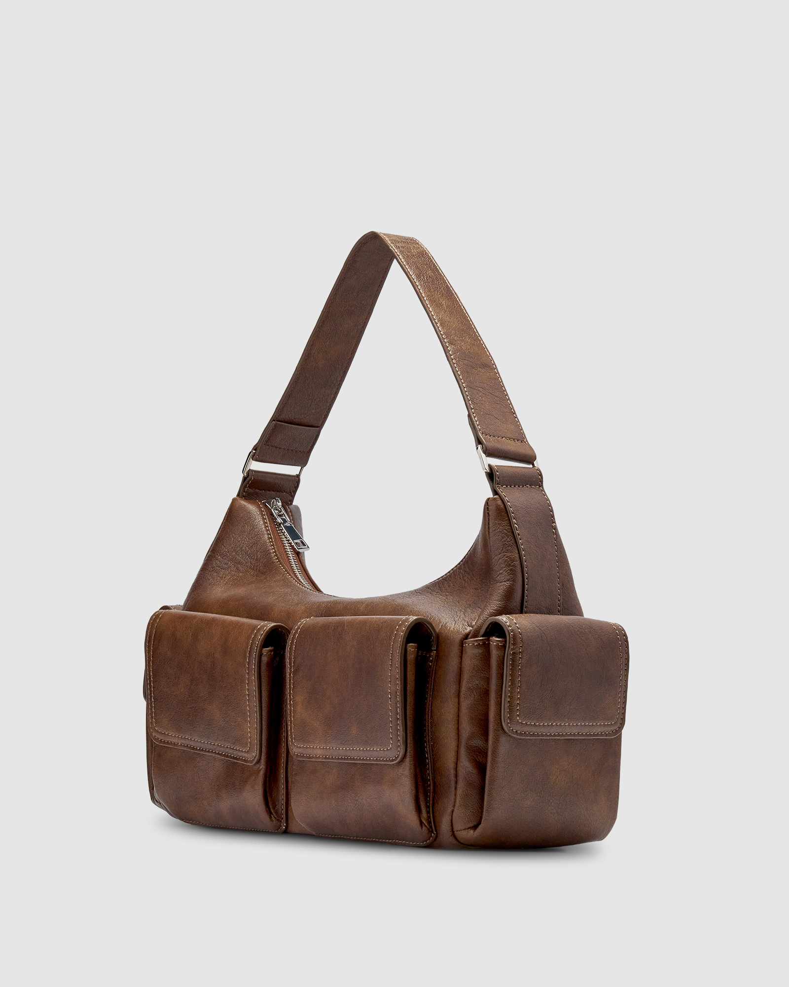 Rae Pocket Bag // Worn Chocolate