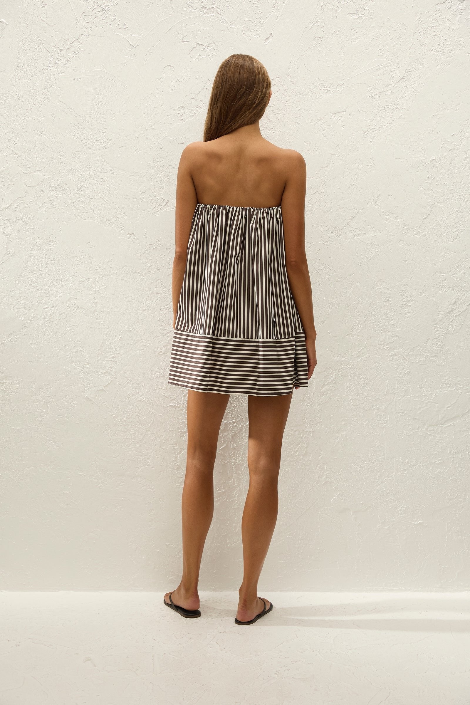 Camila Mini Dress // Rita Stripe Port