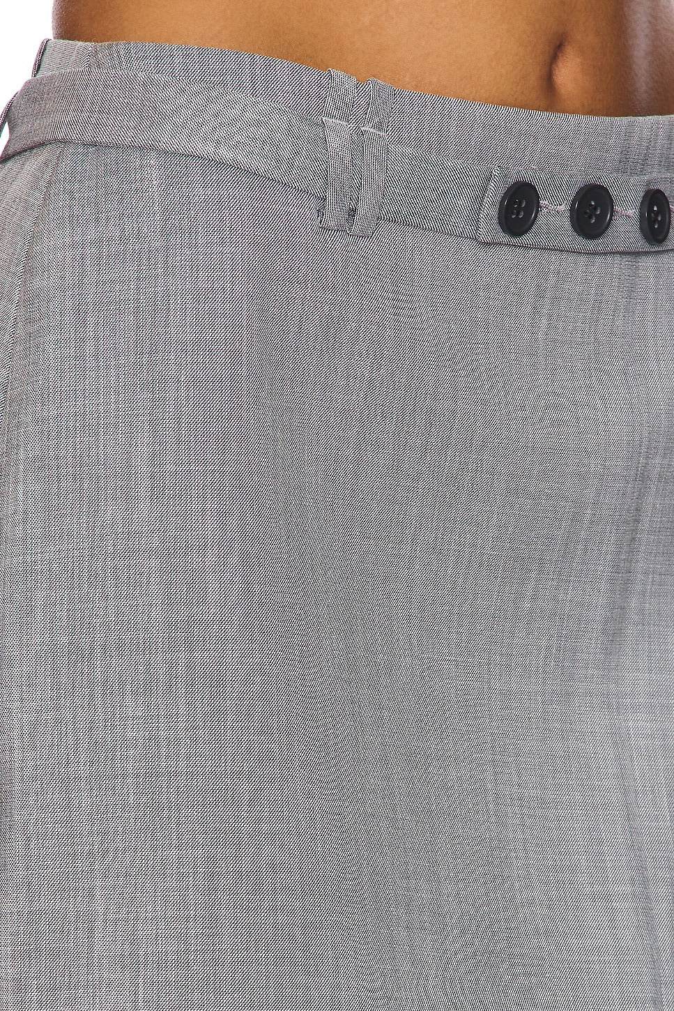Asher Mini Skirt // Smoke Grey