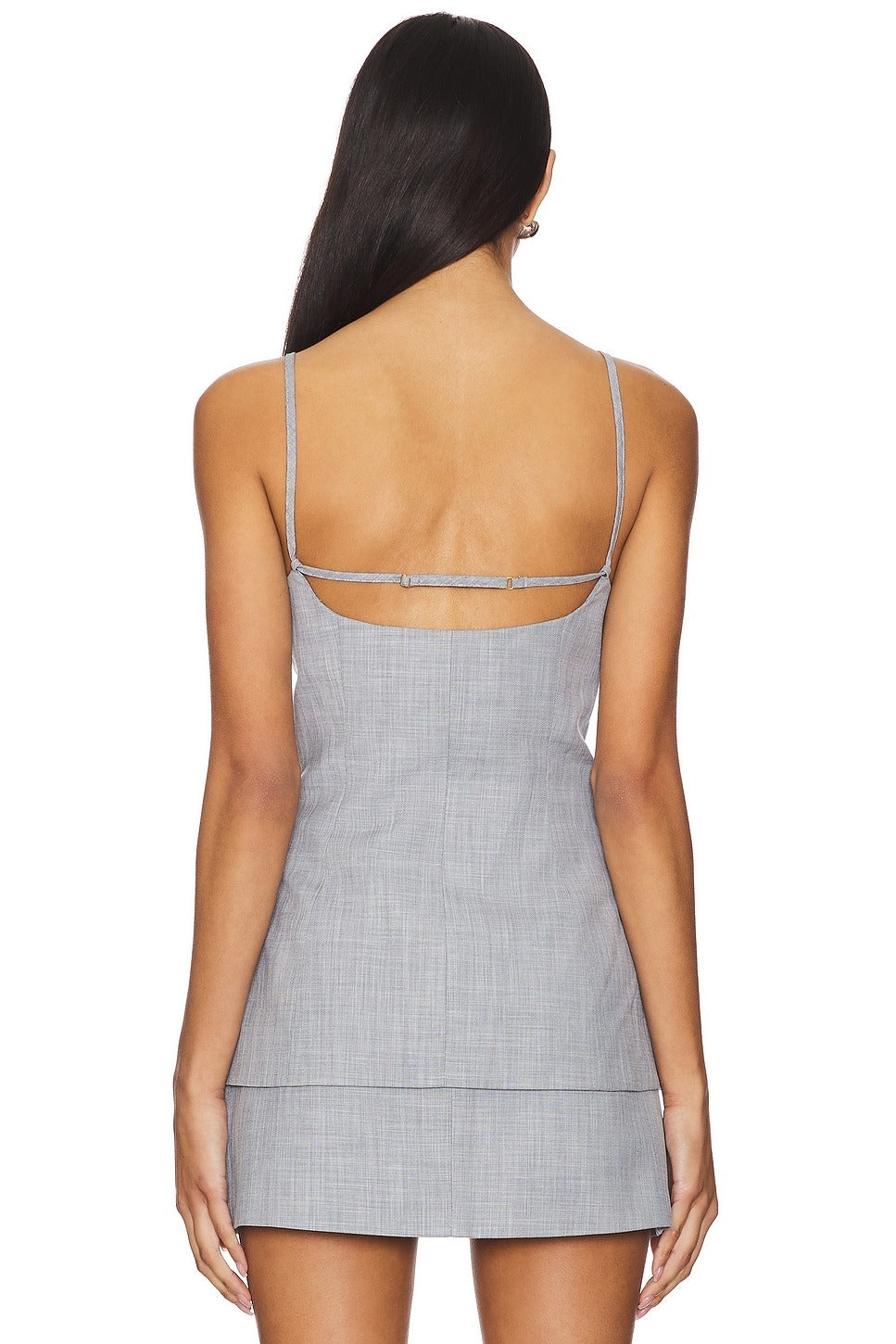Asher Tailored Top // Smoke Grey