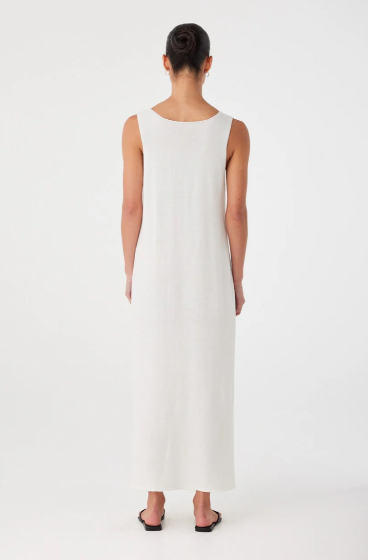 Poppy Reversible Maxi Dress // Cream