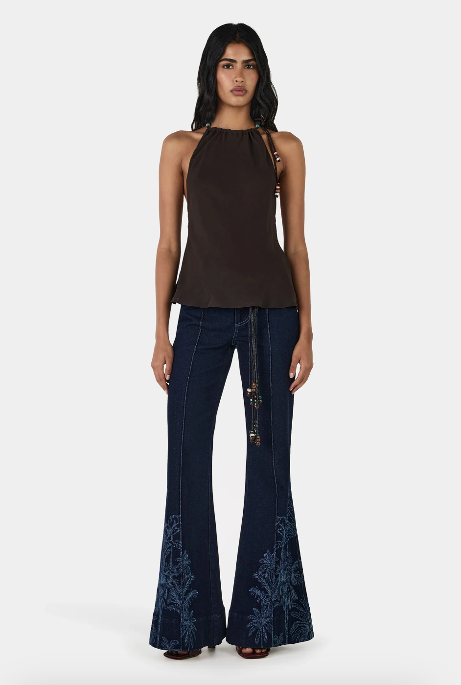 Juniper Silk Top // Chocolate