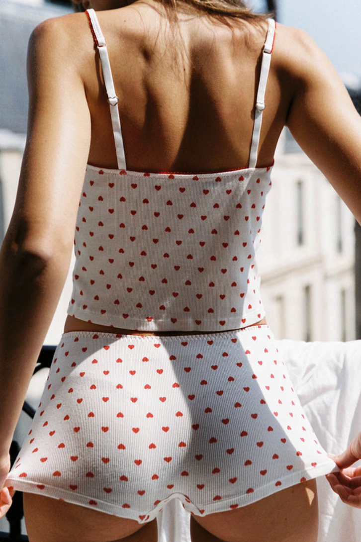 Hugo Singlet // Heart Print