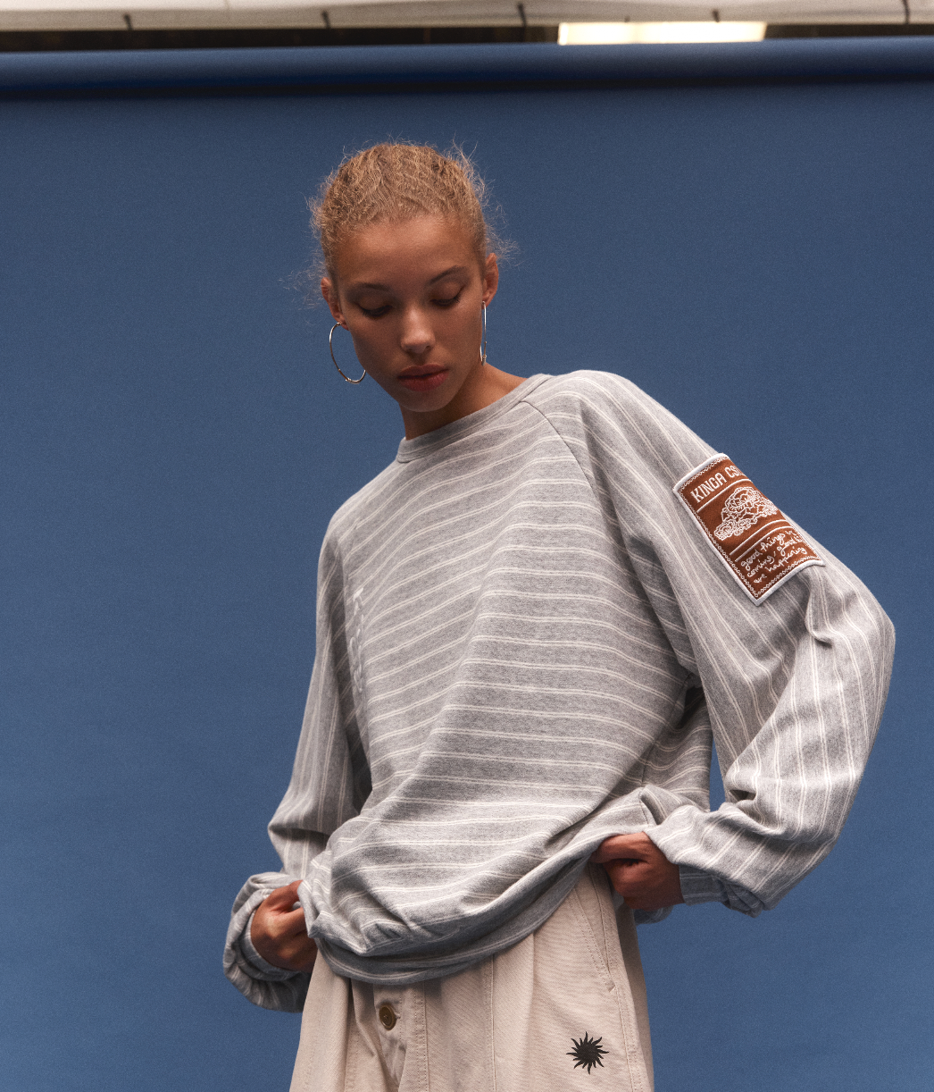 Smoke Stripe Med Jumper