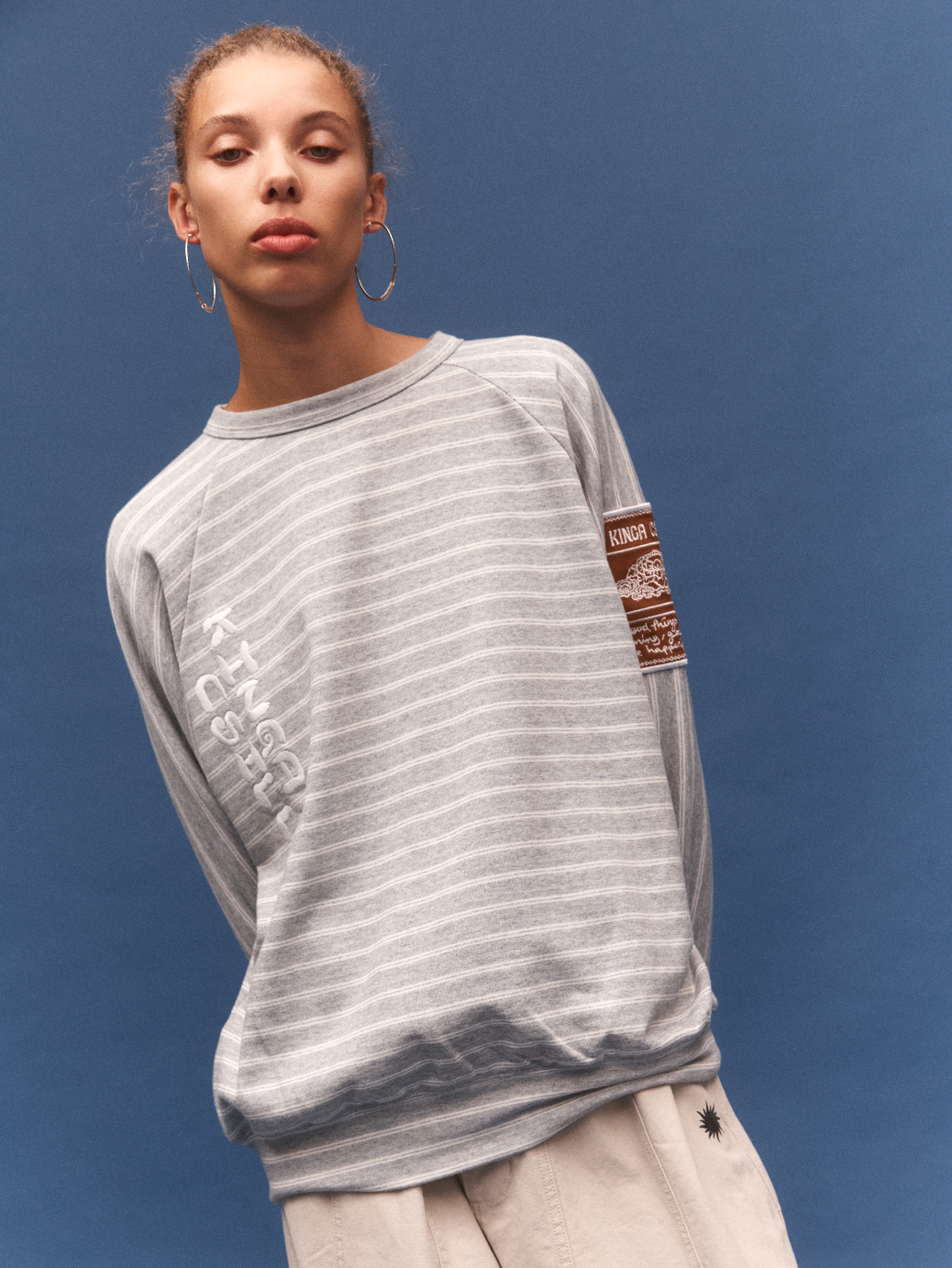 Smoke Stripe Med Jumper