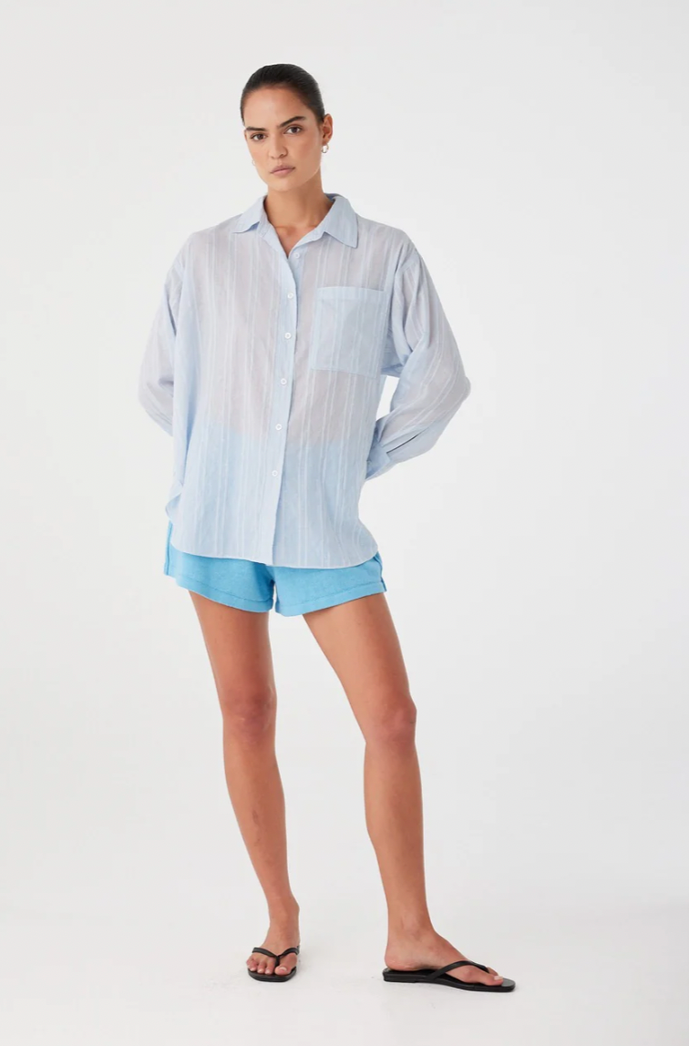 Priya Shirt // Powder Blue