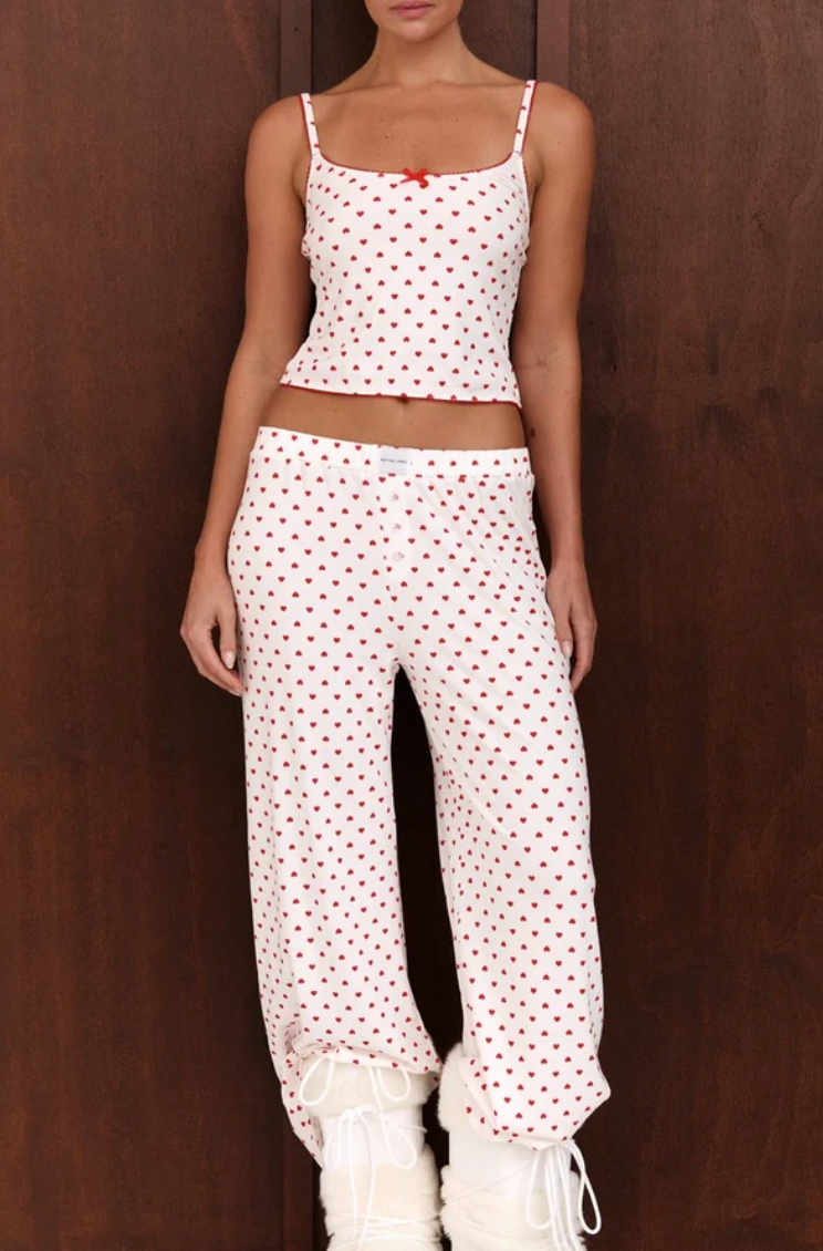 Hugo Singlet // Heart Print