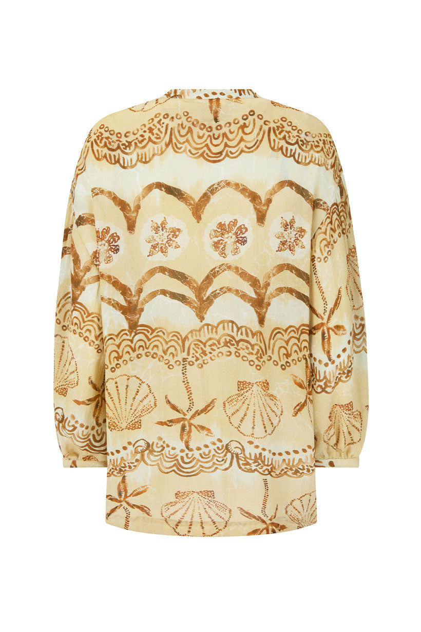 Mermaid Cove Shirt // Tan