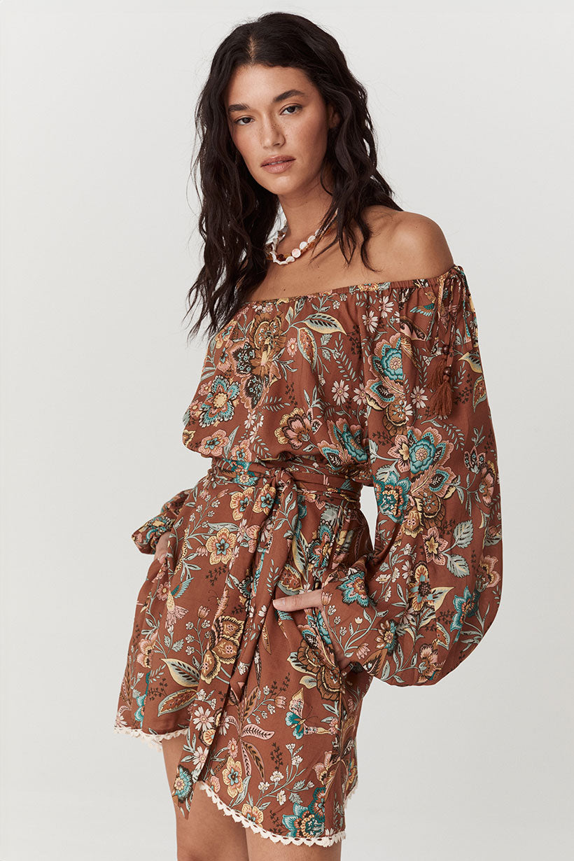 Mojave Lily Tunic Dress // Amber