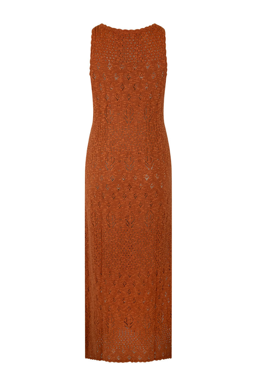 Rhodes Knit Maxi Dress // Cinnamon
