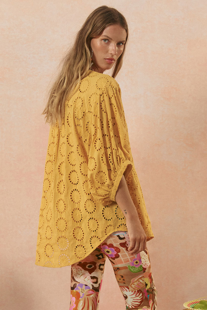 Yaya Lace Blouse // Golden Sun