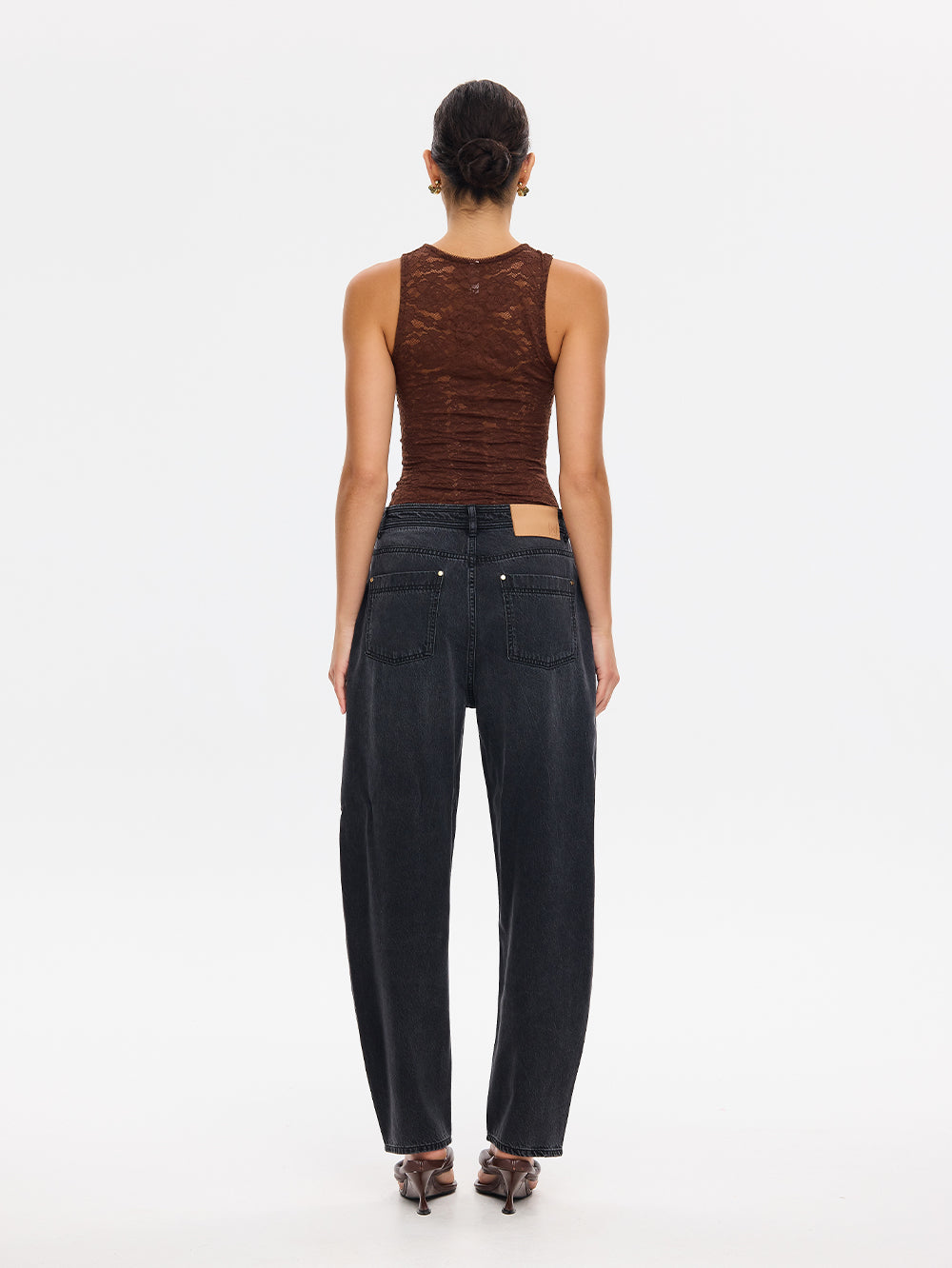 Bonnie Lace Tank // Chocolate