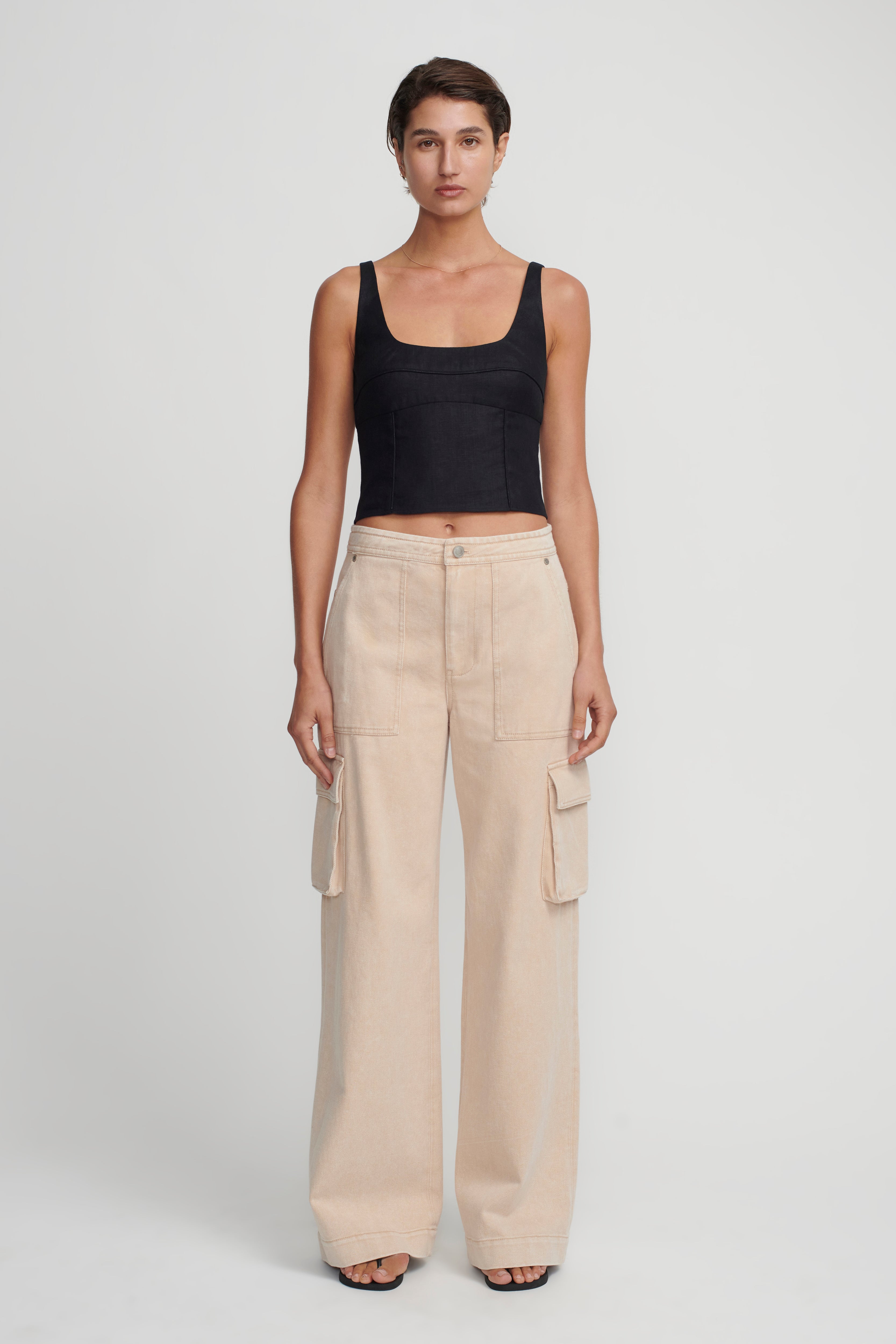 Tangela Bustier Top // Black