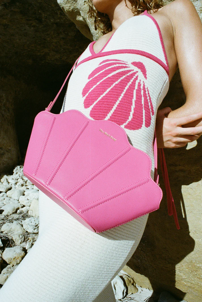 Suri Shell Bag // Flamingo