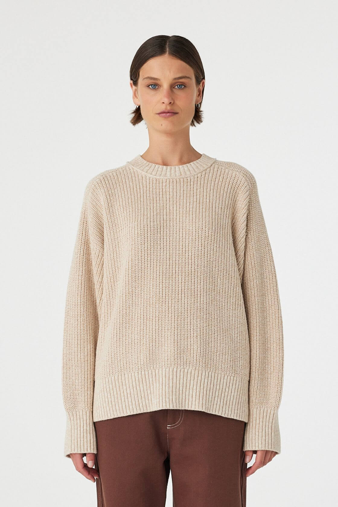 Solene Sweater // Cream &amp; Sand