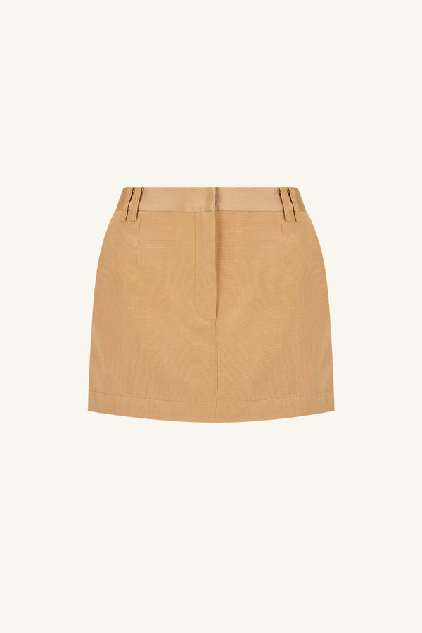 Vento Micro Mini Skirt // Sand
