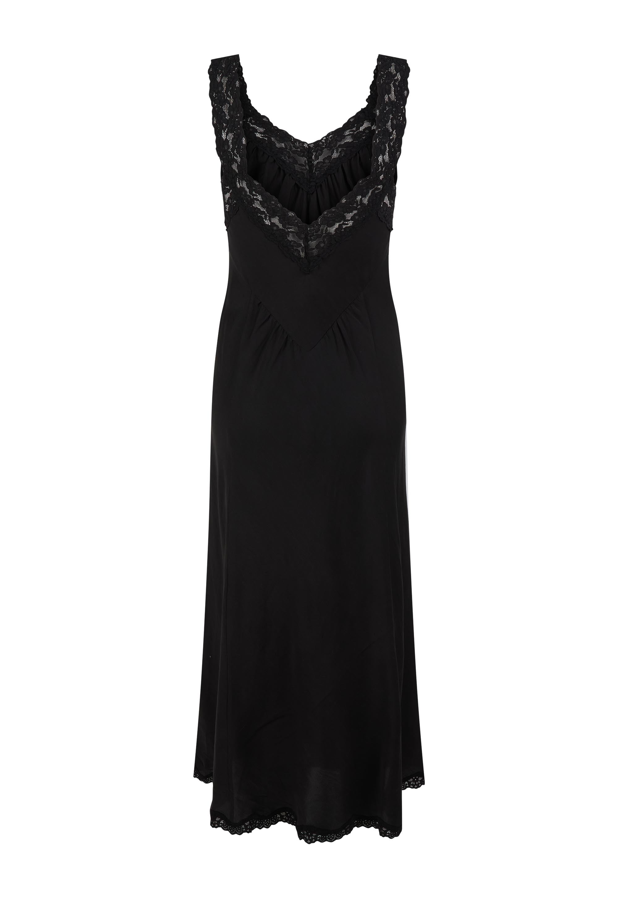 Vina Lace Slip Dress // Midnight