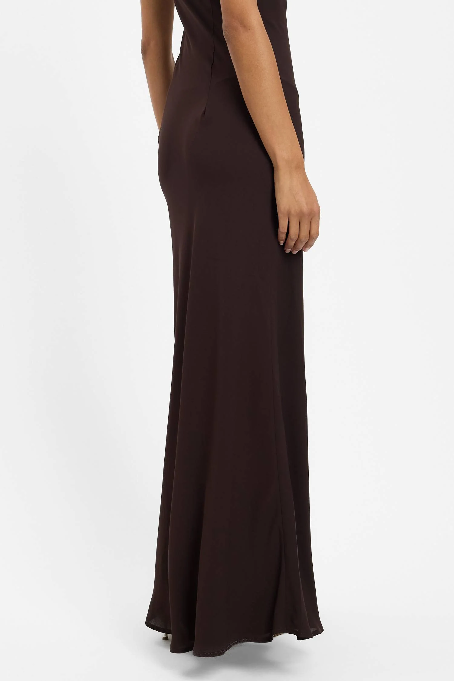 Georgette Maxi Dress // Chocolate