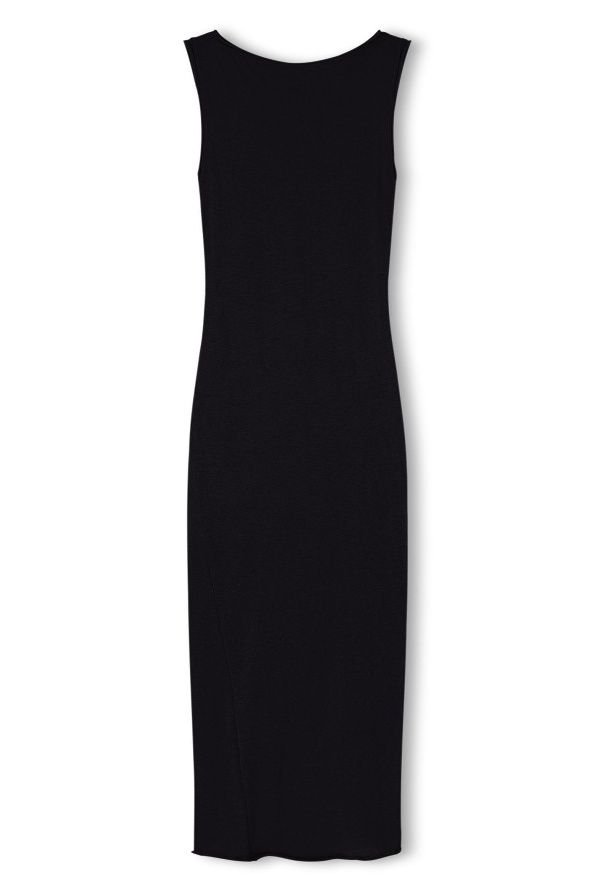 Contrast Knit Dress // Black