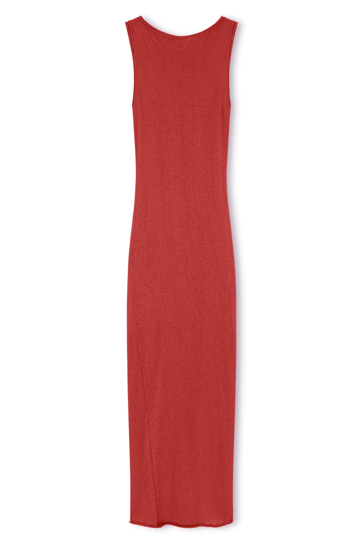 Contrast Knit Dress // Red