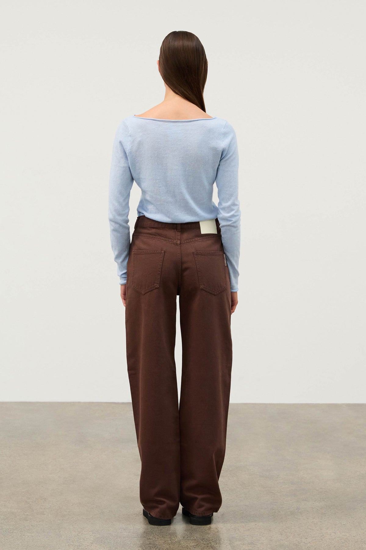 Mid Rise Recycled Denim Jean // Cocoa