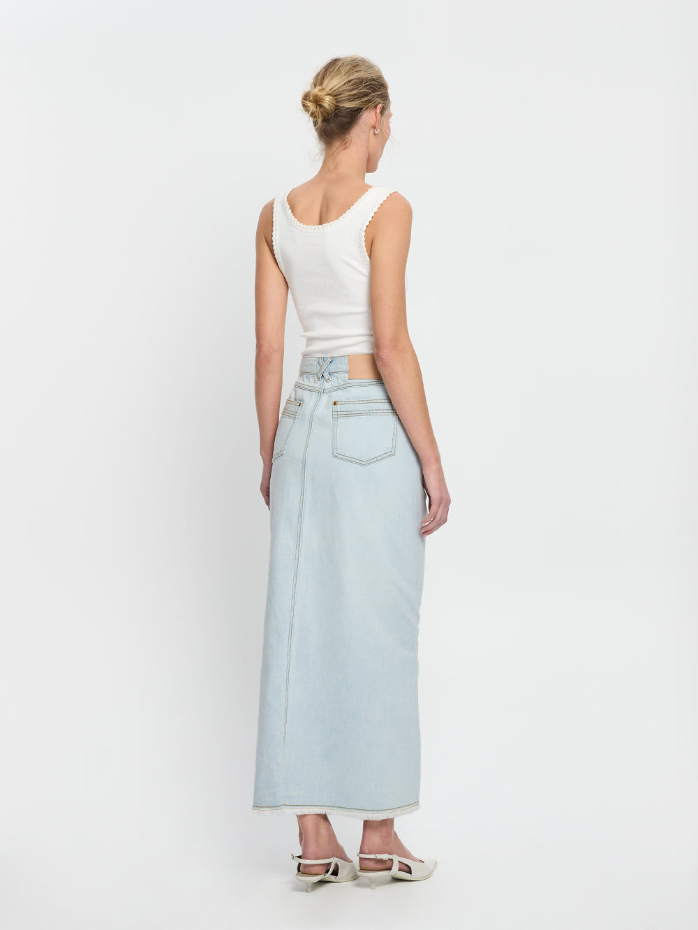 Zoya Skirt // Pale Indigo