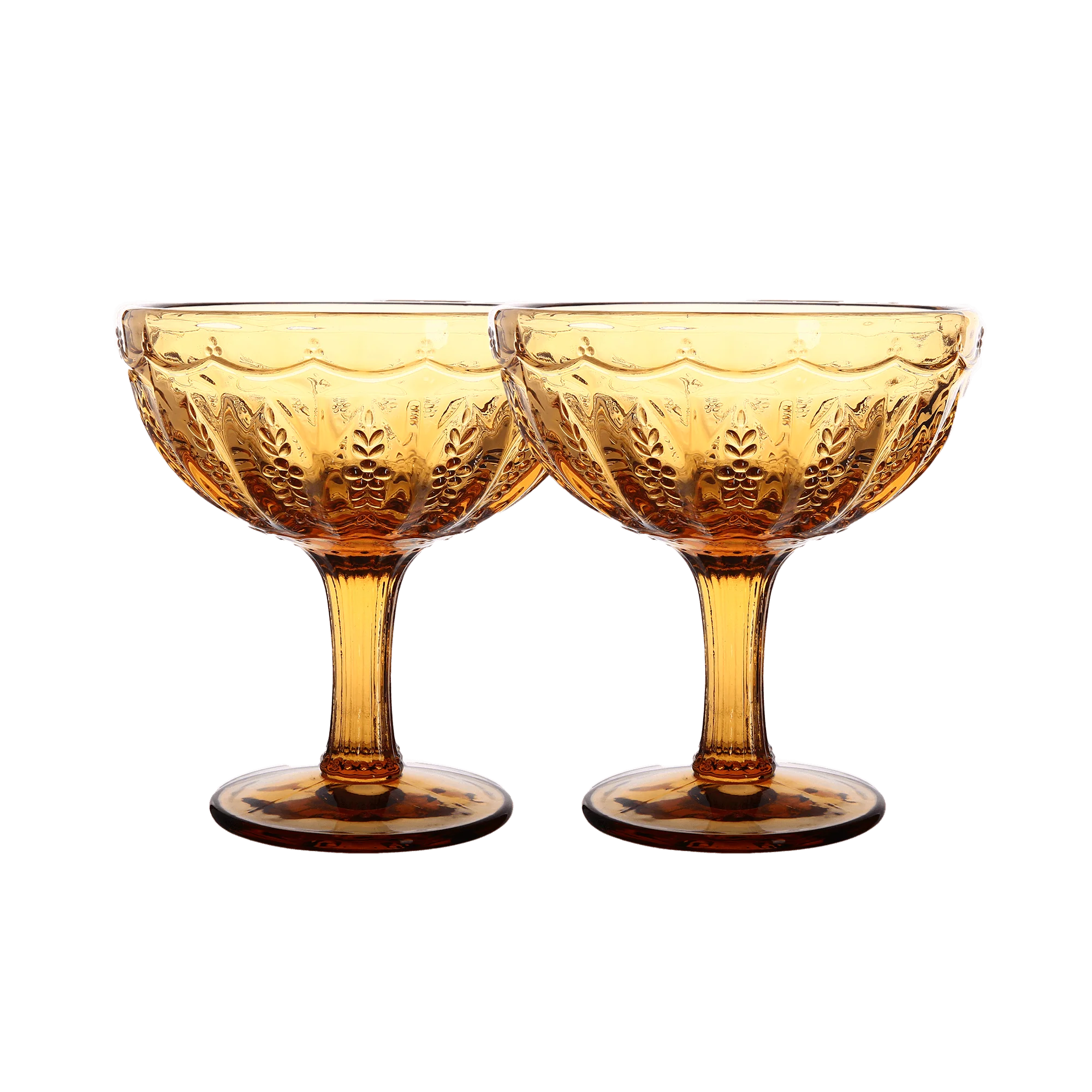 Margarita Glass Set of 2 // Amber