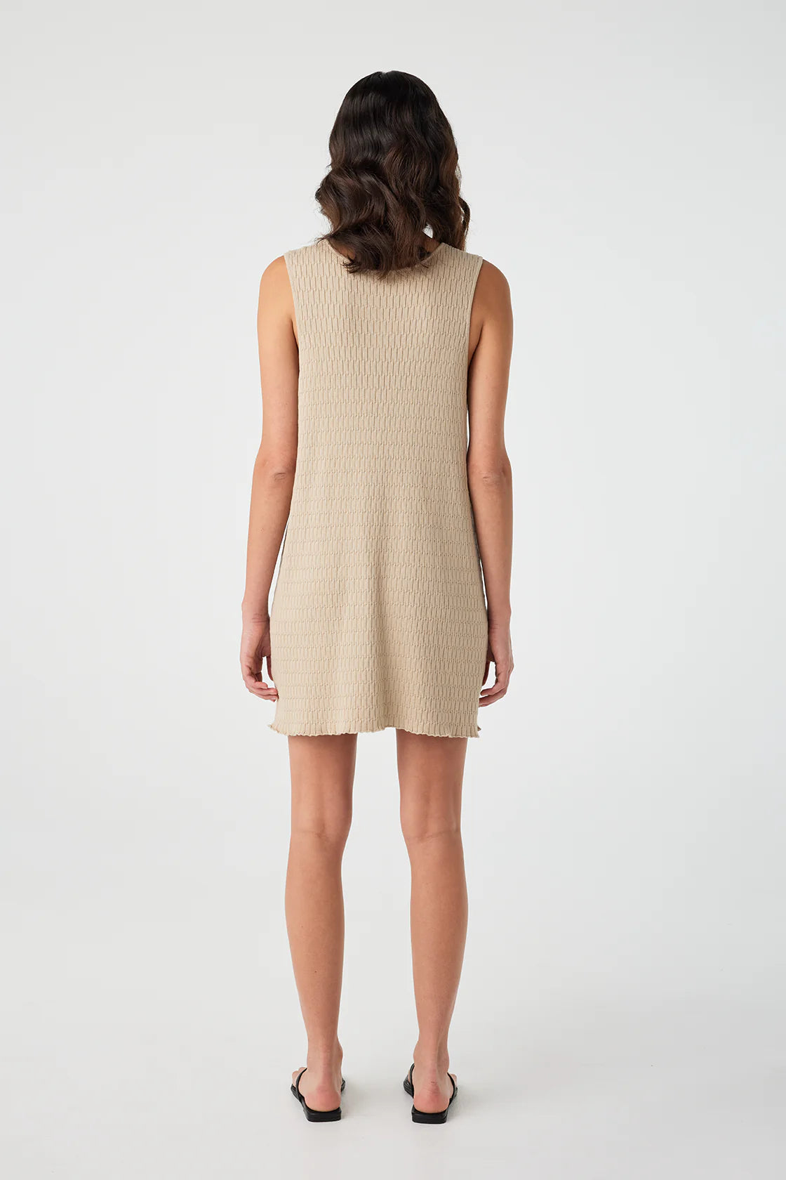 Jude Reversible Mini Dress // Taupe