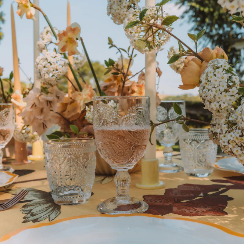 Tumbler Glass Set of 4 // Clear