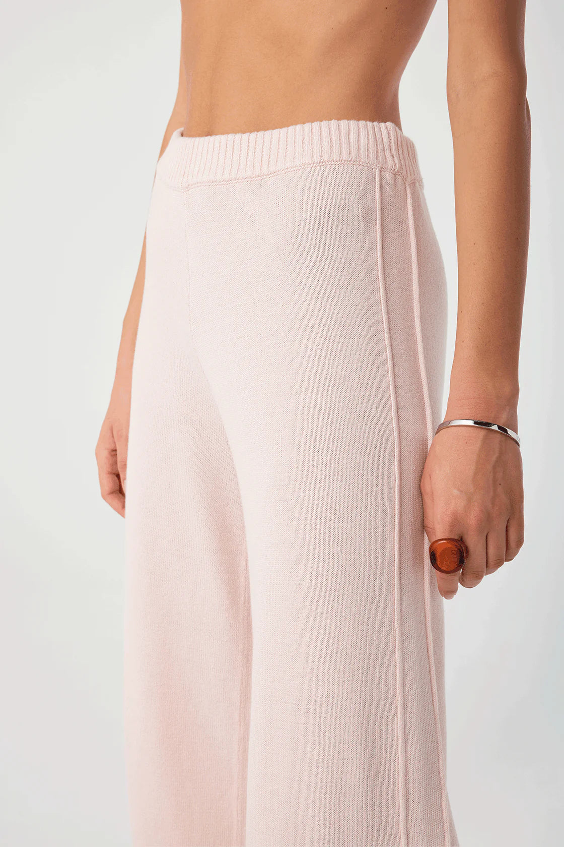 Poppy Cotton Linen Pant // Soft Pink