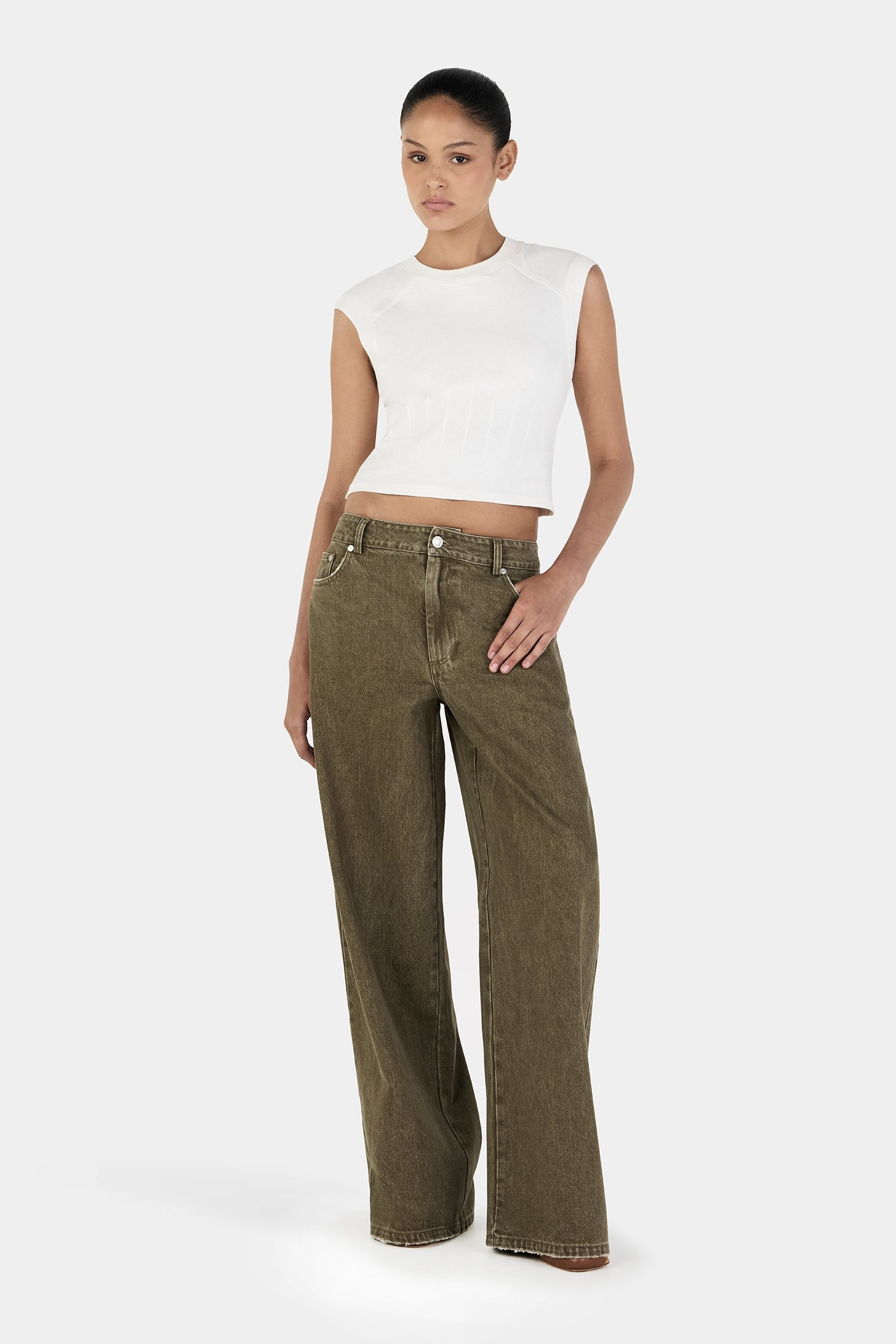 Paige Denim Jean // Khaki