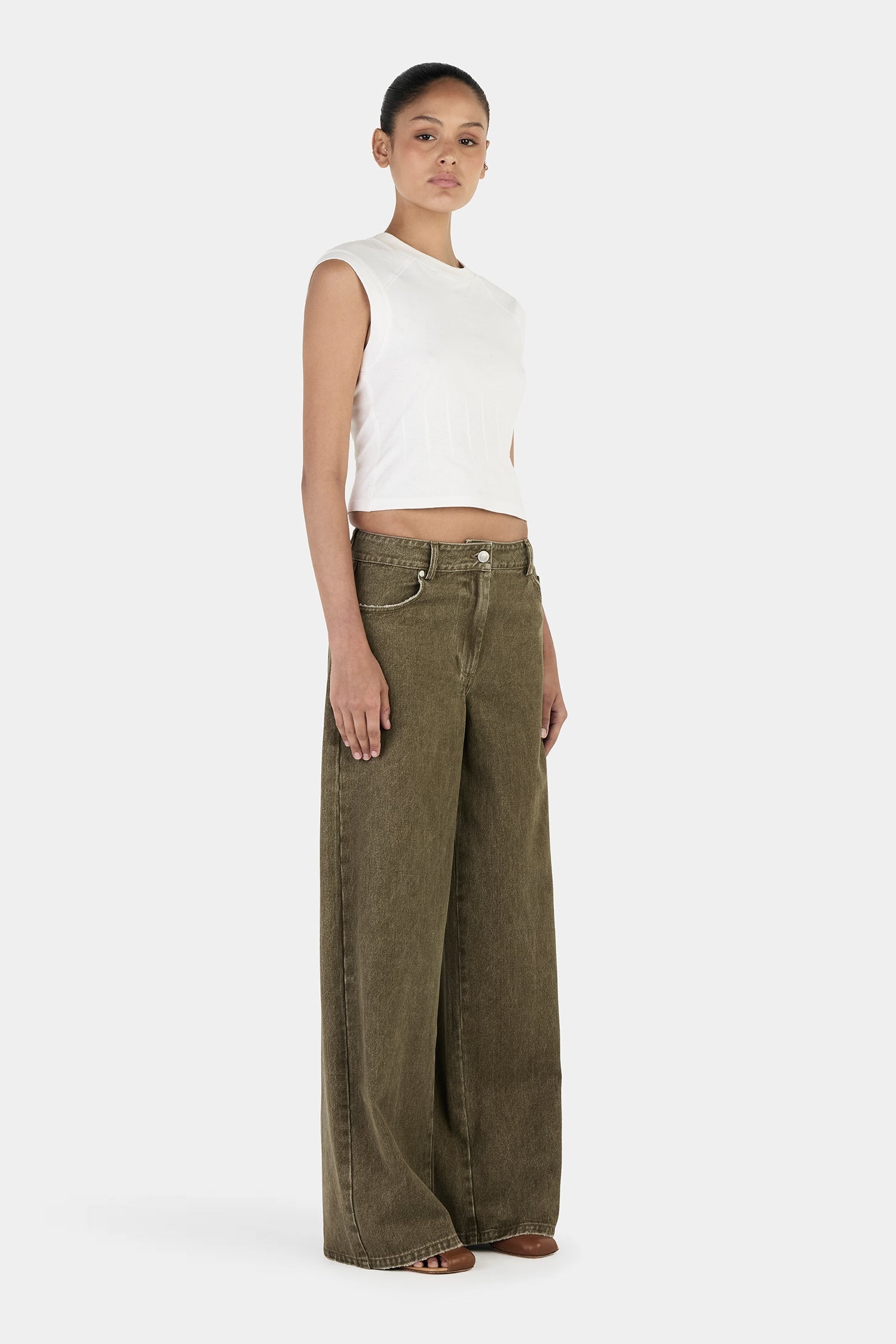 Paige Denim Jean // Khaki