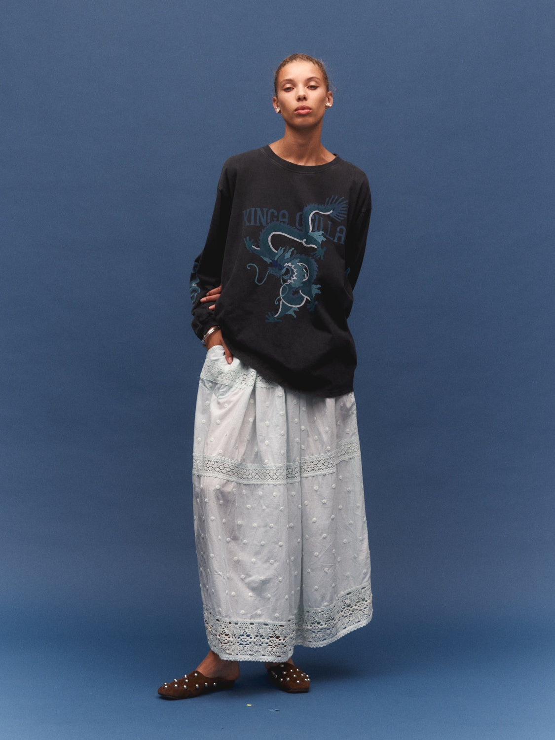 Rex Dragon Rose LS Tee