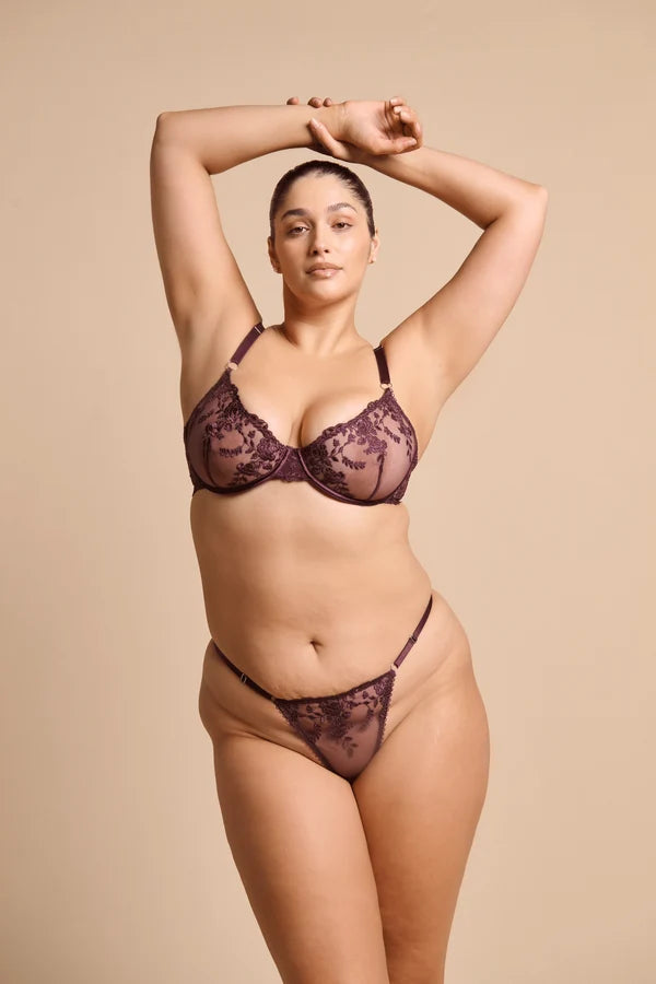 Nicolette Underwire // Raisin