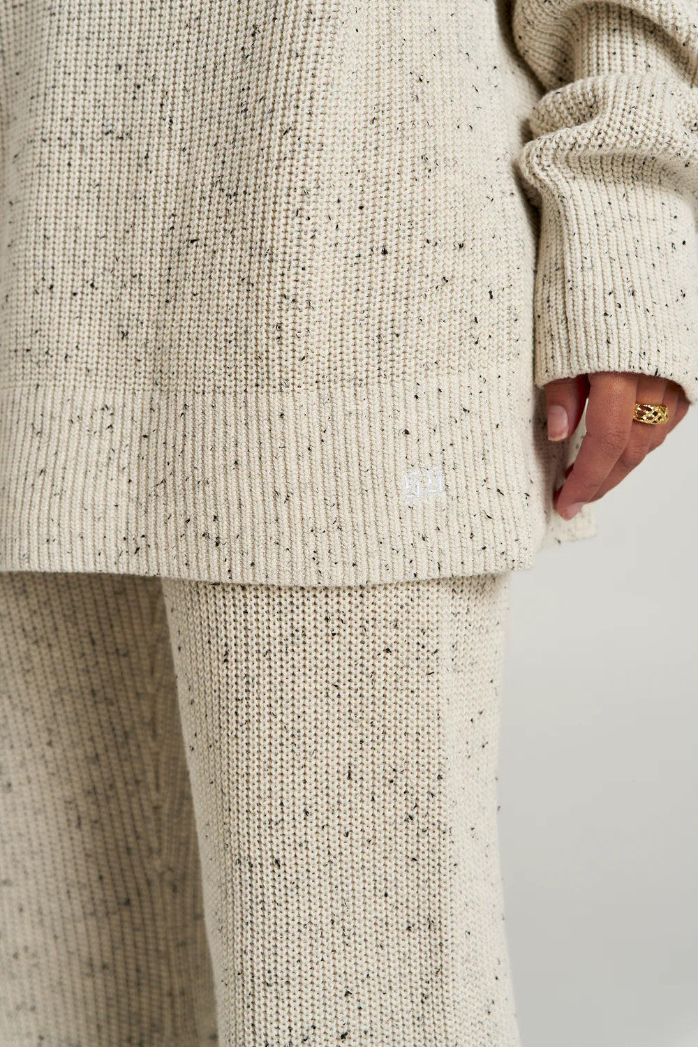 Longline Knit // Oatmeal