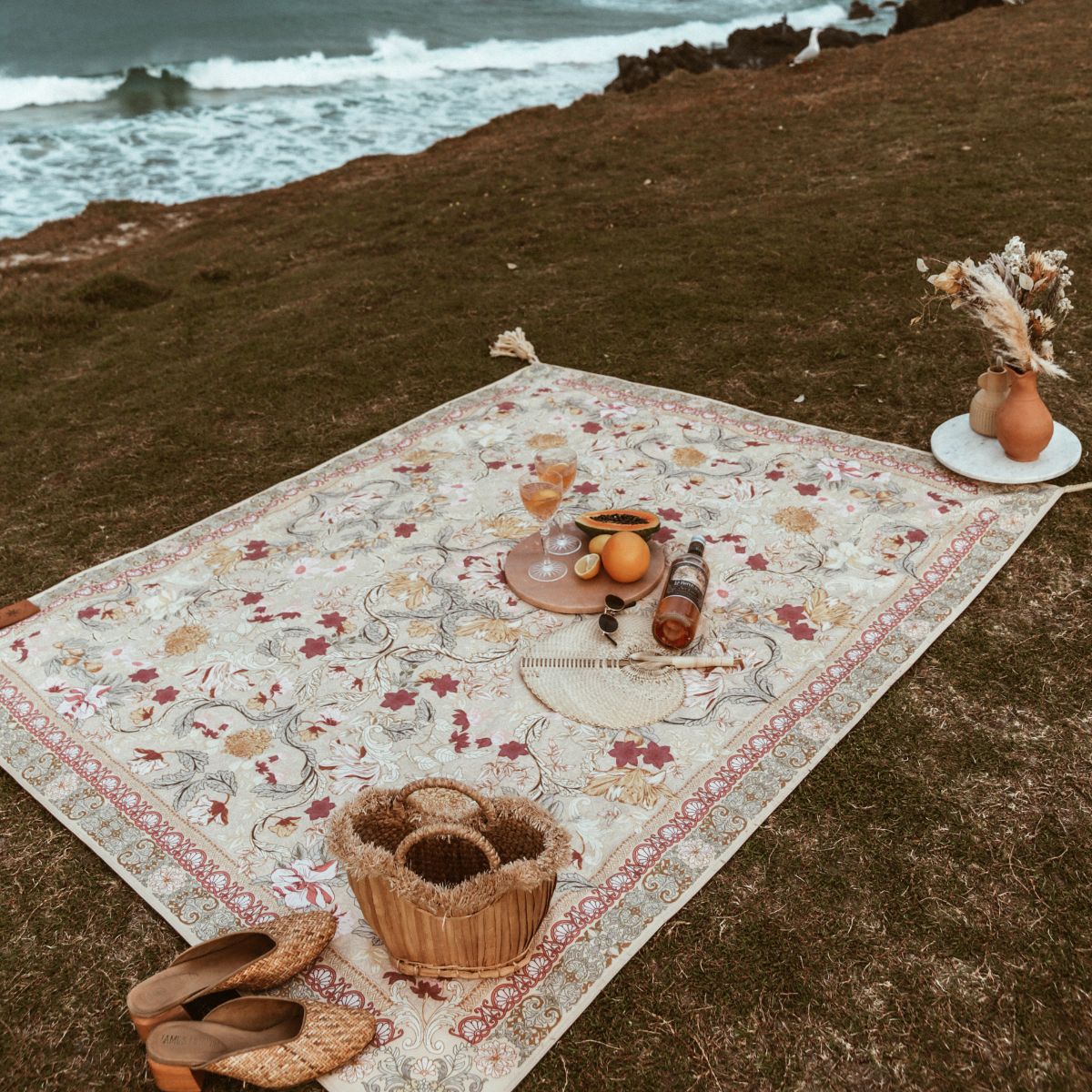 Pastel Forest Picnic Rug