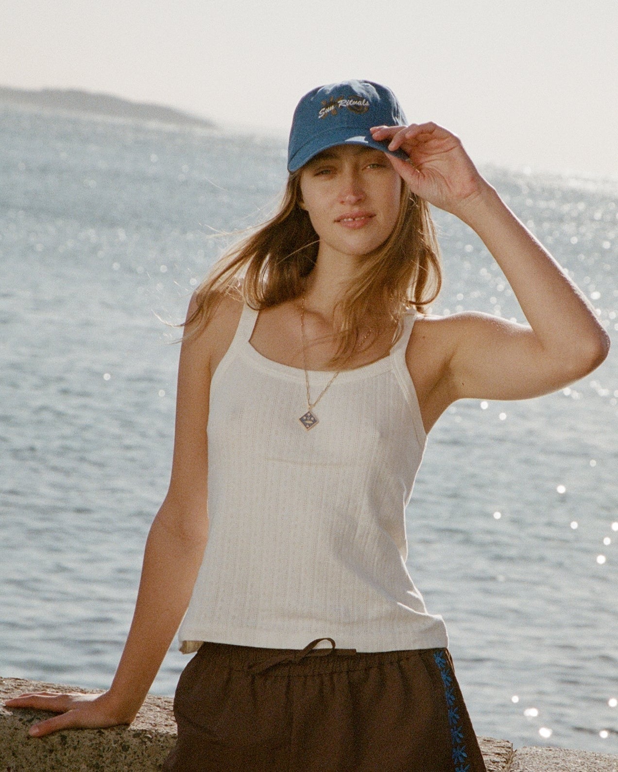 Selina Cap // Sea Blue