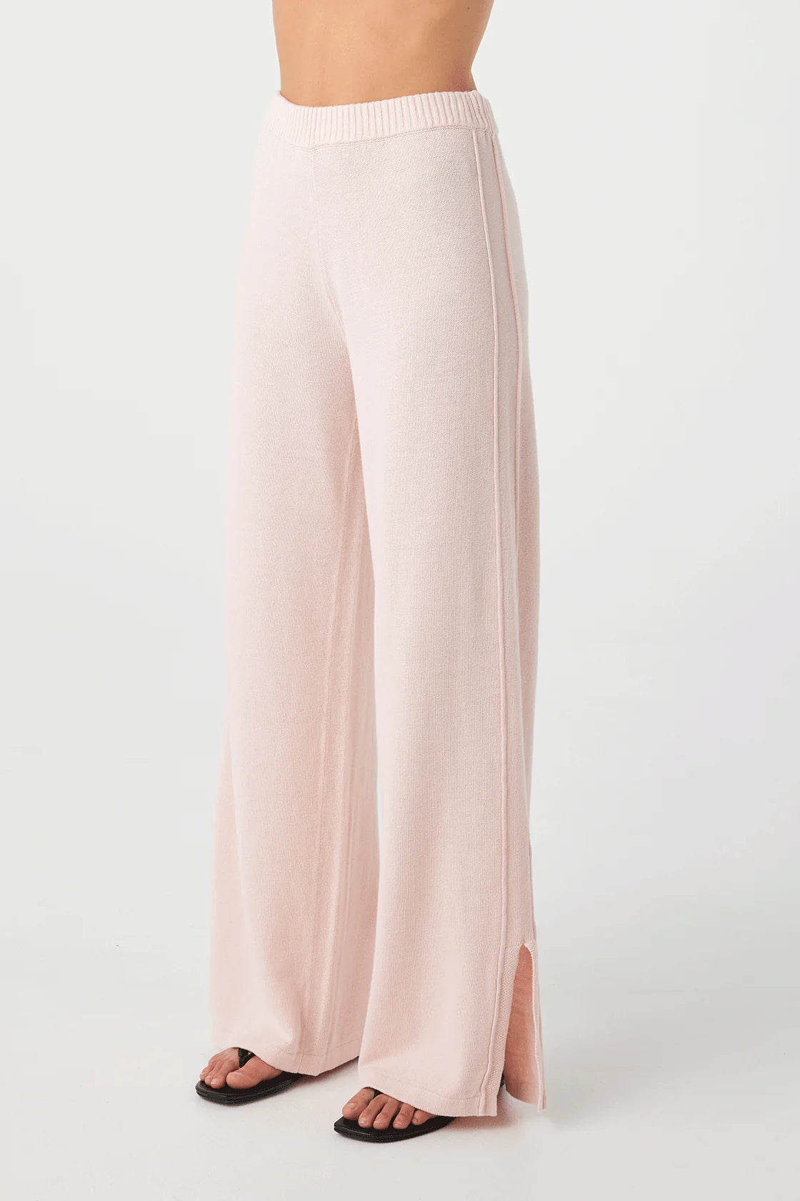 Poppy Cotton Linen Pant // Soft Pink