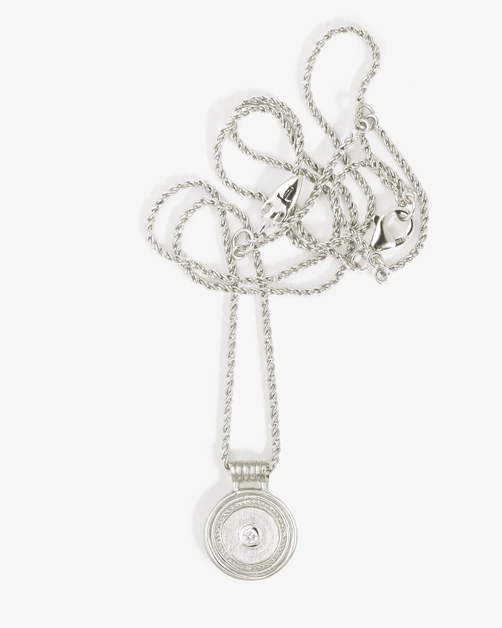 Capella Coin Necklace // Silver