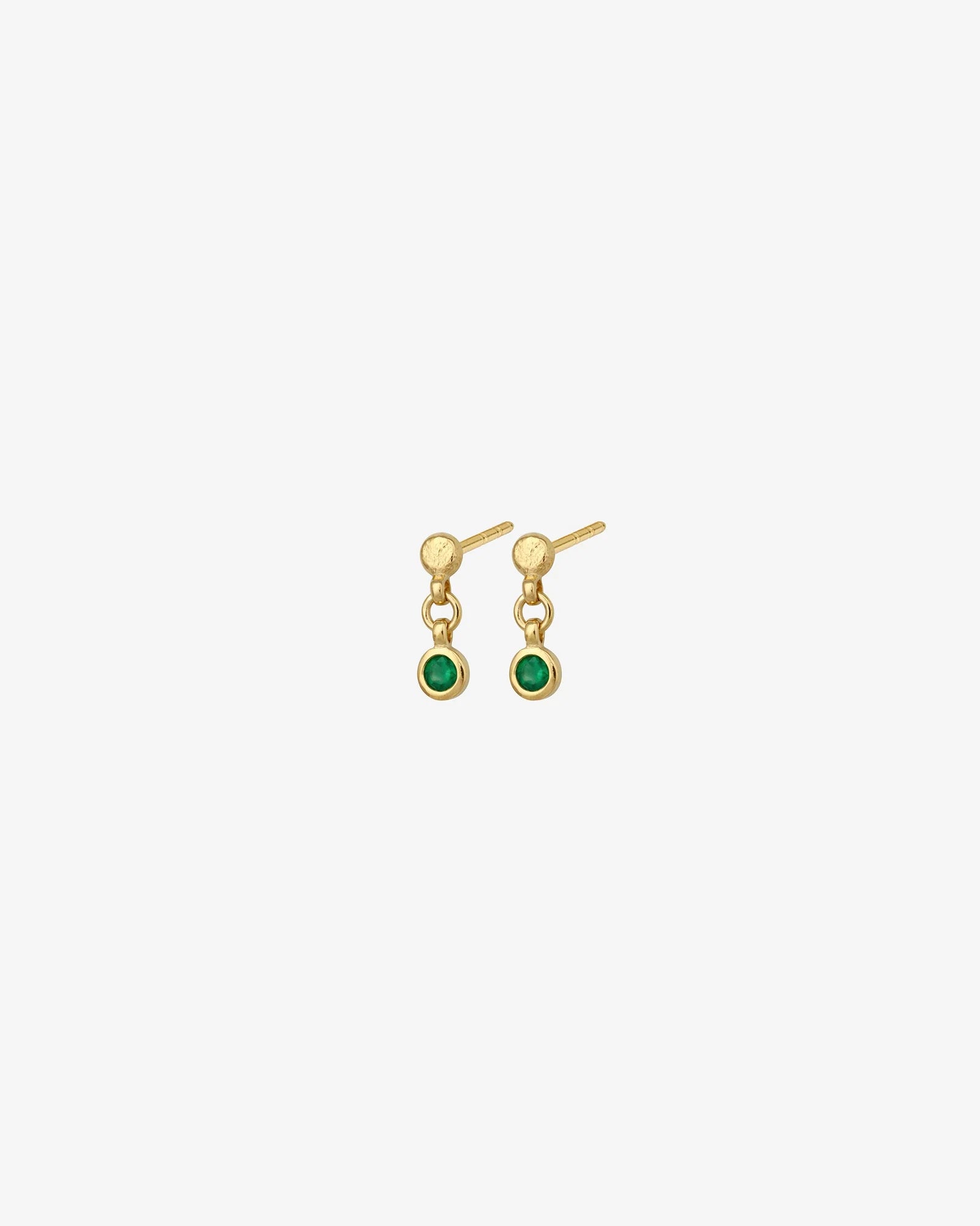 Ceres Drop Studs // Gold Vermeil
