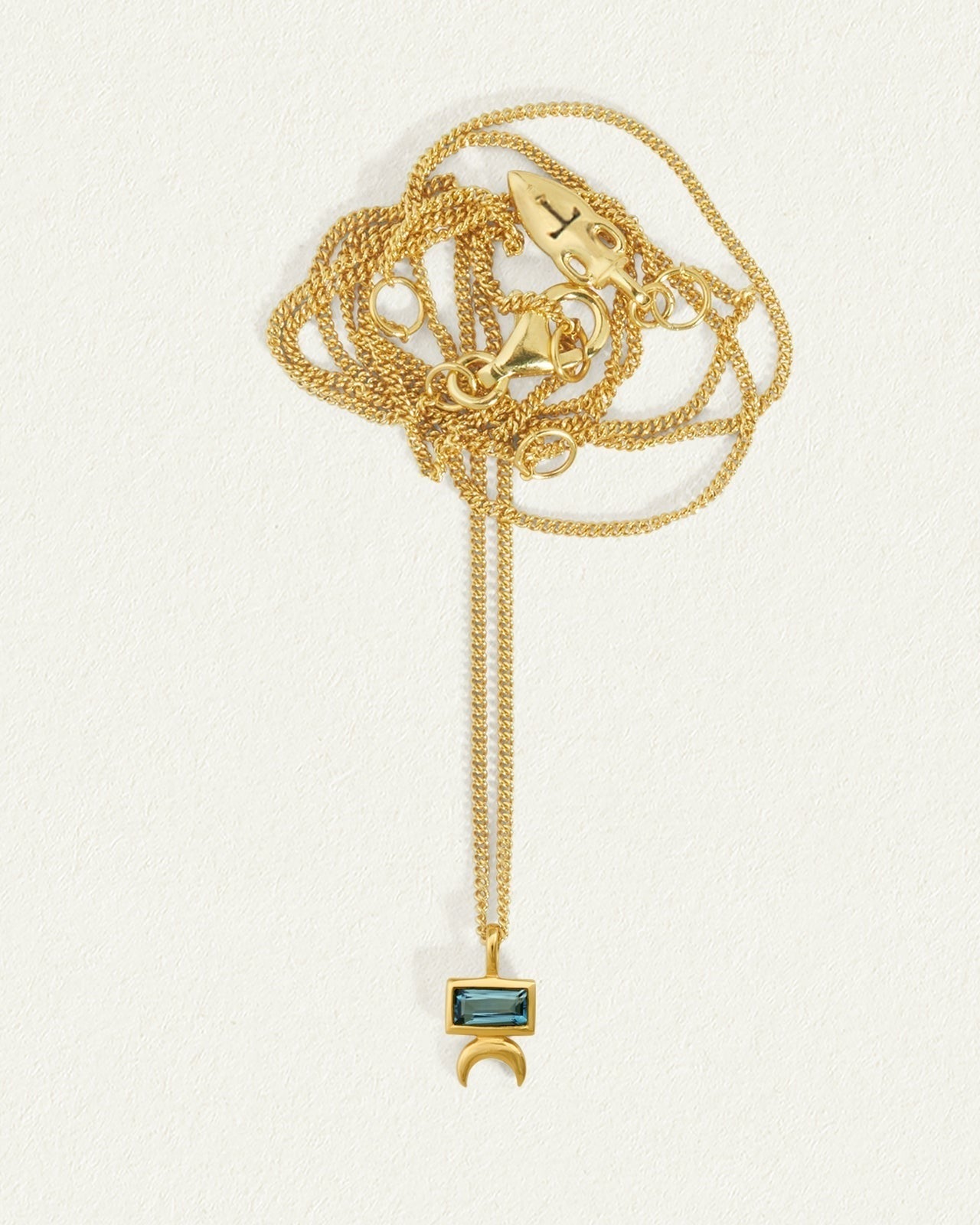 Nima Necklace // Blue Topaz