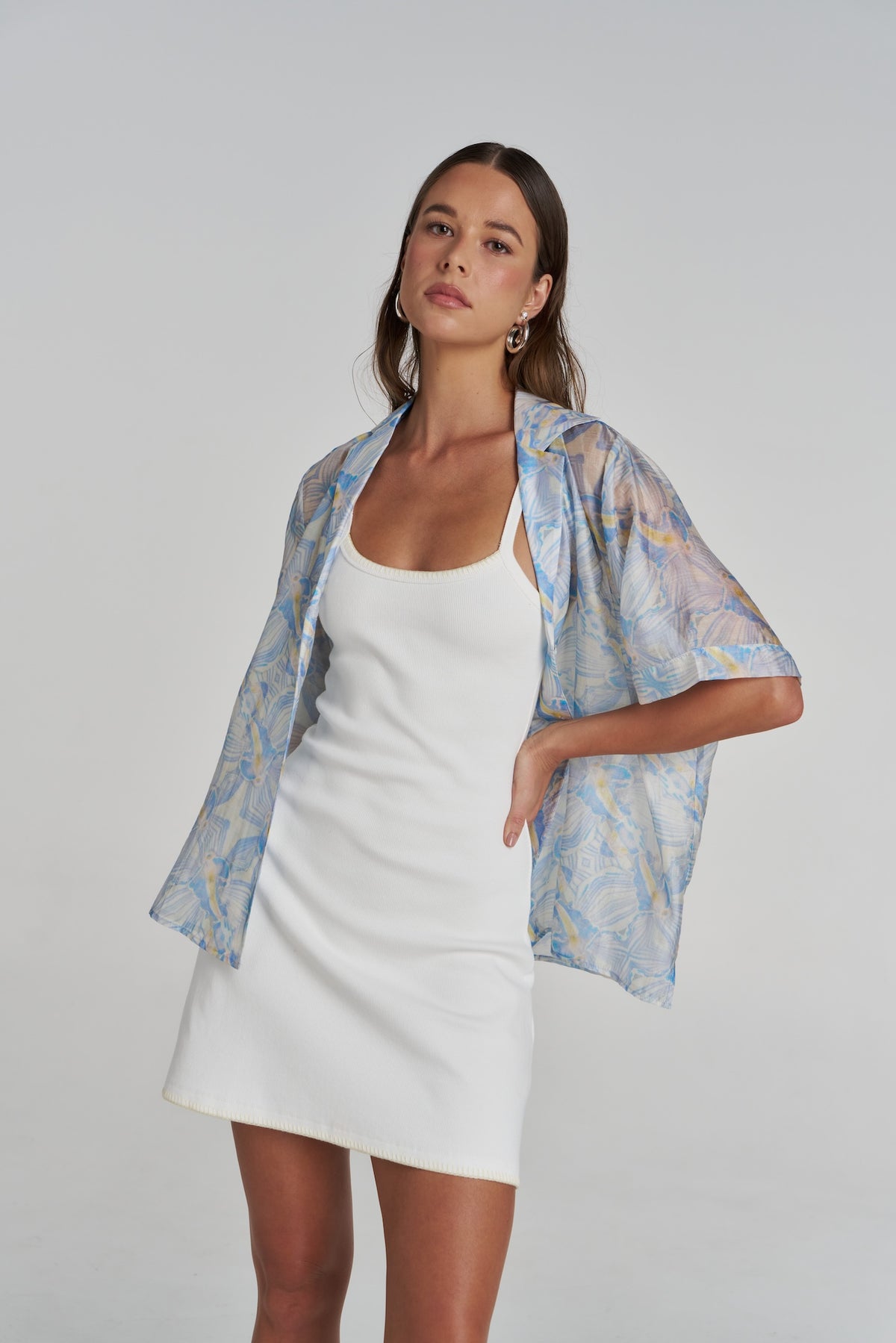 A-Line Mini Dress // White